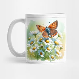 Pop Copper - Watercolor Butterfly Mug